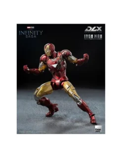Threezero Avengers Infinity Saga DLX Collectible Figure Iron Man Mark VI Battle Damaged 1/12 Scale