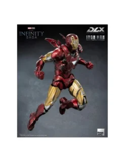 Threezero Avengers Infinity Saga DLX Collectible Figure Iron Man Mark VI Battle Damaged 1/12 Scale