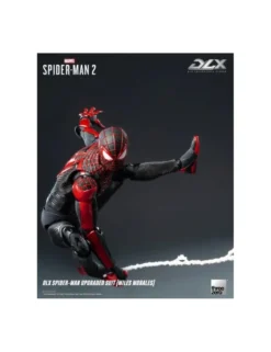 Threezero Marvel's Spider-Man 2 DLX Collectible Figure Spider-Man Upgraded Suit Miles Morales