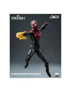 Threezero Marvel's Spider-Man 2 DLX Collectible Figure Spider-Man Upgraded Suit Miles Morales