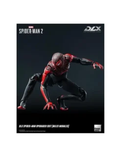 Threezero Marvel's Spider-Man 2 DLX Collectible Figure Spider-Man Upgraded Suit Miles Morales