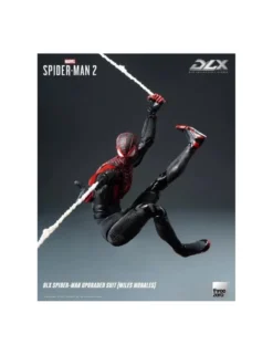 Threezero Marvel's Spider-Man 2 DLX Collectible Figure Spider-Man Upgraded Suit Miles Morales