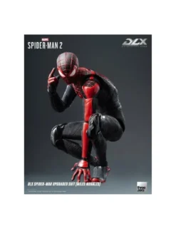 Threezero Marvel's Spider-Man 2 DLX Collectible Figure Spider-Man Upgraded Suit Miles Morales