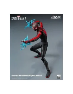 Threezero Marvel's Spider-Man 2 DLX Collectible Figure Spider-Man Upgraded Suit Miles Morales