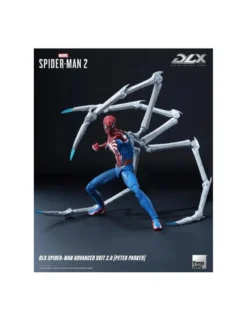 Threezero Marvel's Spider-Man 2 DLX Collectible Figure Spider-Man Advanced Suit 2.0