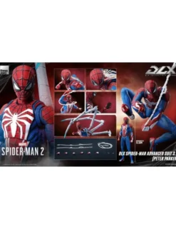 Threezero Marvel's Spider-Man 2 DLX Collectible Figure Spider-Man Advanced Suit 2.0