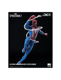 Threezero Marvel's Spider-Man 2 DLX Collectible Figure Spider-Man Advanced Suit 2.0