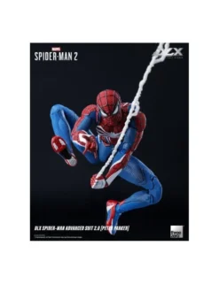 Threezero Marvel's Spider-Man 2 DLX Collectible Figure Spider-Man Advanced Suit 2.0