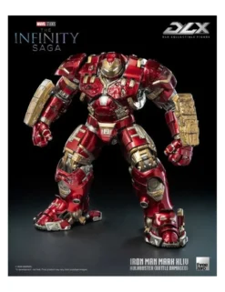 Threezero Marvel The Infinity Saga DLX Collectible Figure Iron Man Mark XLIV Hulkbuster Battle Damaged