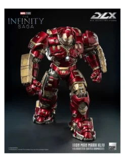 Threezero Marvel The Infinity Saga DLX Collectible Figure Iron Man Mark XLIV Hulkbuster Battle Damaged