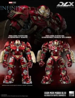 Threezero Marvel The Infinity Saga DLX Collectible Figure Iron Man Mark XLIV Hulkbuster Battle Damaged