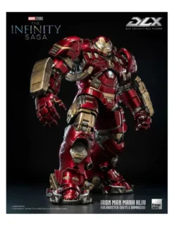 Threezero Marvel The Infinity Saga DLX Collectible Figure Iron Man Mark XLIV Hulkbuster Battle Damaged
