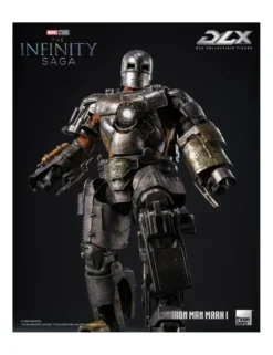Threezero Marvel The Infinity Saga DLX Collectible Figure Iron Man Mark I