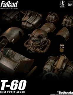 Threezero 1/6 Sixth Fallout T-60 Rust Power Armor