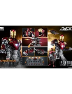 Threezero Spider-Man: Homecoming DLX Collectible Figure Iron Man Mark XLVII