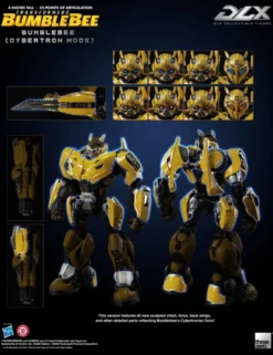 Threezero Transformers Bumblebee DLX Scale Collectible Figure Series Bumblebee Cybertron Mode