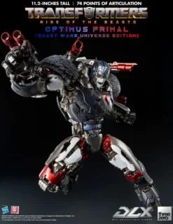 Threezero Transformers Rise of the Beasts DLX Scale Collectible Figure Series Optimus Primal Beast Wars Universe Edition