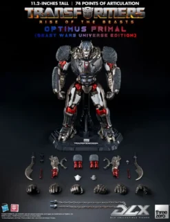 Threezero Transformers Rise of the Beasts DLX Scale Collectible Figure Series Optimus Primal Beast Wars Universe Edition