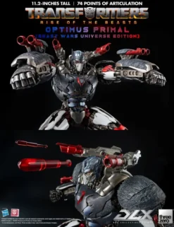 Threezero Transformers Rise of the Beasts DLX Scale Collectible Figure Series Optimus Primal Beast Wars Universe Edition