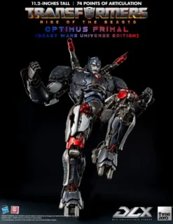 Threezero Transformers Rise of the Beasts DLX Scale Collectible Figure Series Optimus Primal Beast Wars Universe Edition