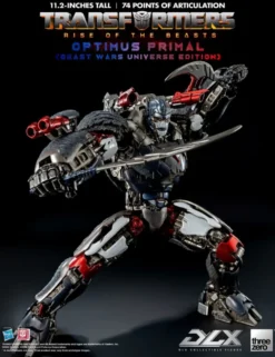 Threezero Transformers Rise of the Beasts DLX Scale Collectible Figure Series Optimus Primal Beast Wars Universe Edition