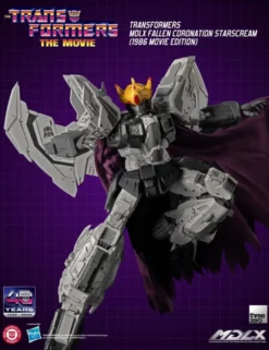 Threezero Transformers The Movie 40th Anniversary MDLX Articulated Figures Series Starscream Fallen Coronation 1986 Movie