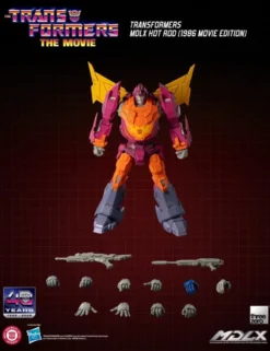 Threezero Transformers The Movie 40th Anniversary MDLX Articulated Figures Series Hot Rod 1986 Movie Edition
