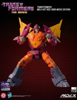 Threezero Transformers The Movie 40th Anniversary MDLX Articulated Figures Series Hot Rod 1986 Movie Edition
