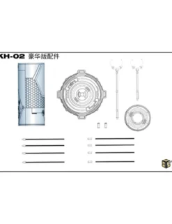 86Toys KH-02ADX Light-Up 1/12 Scale DX Display Base White